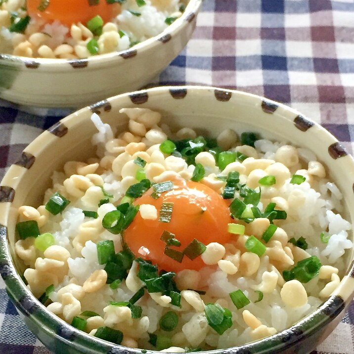 釜玉うどん風♫ウチの卵かけご飯